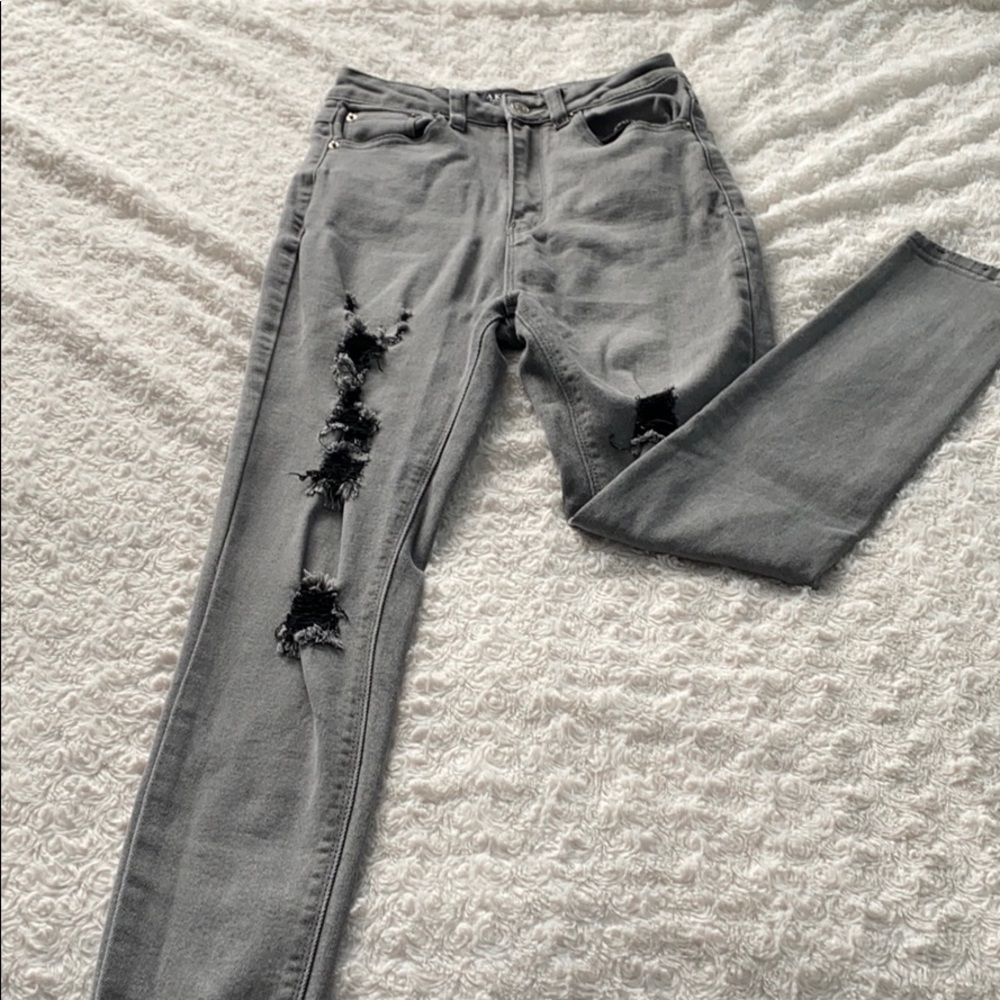 Grey Akira skinny jeans